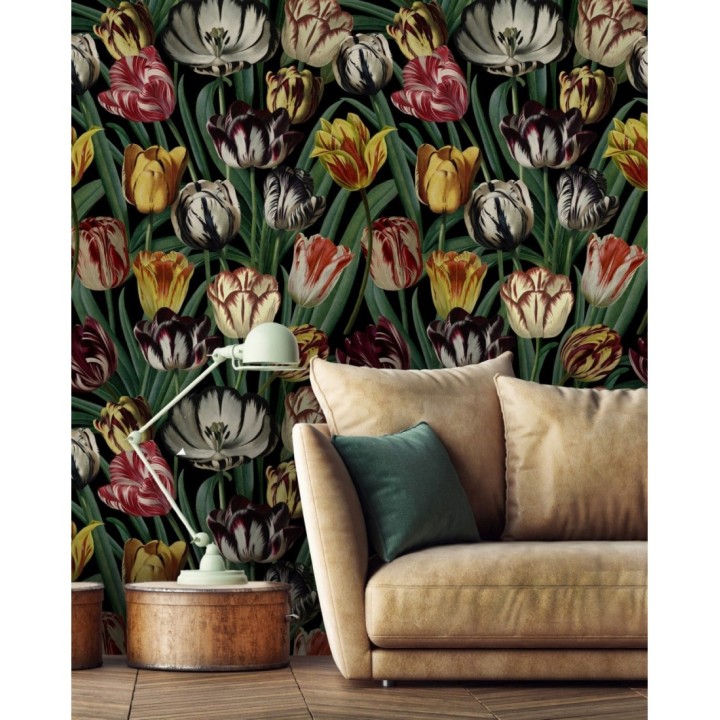Papel pintado tulipanes de colores - Romanian Tulips 127949