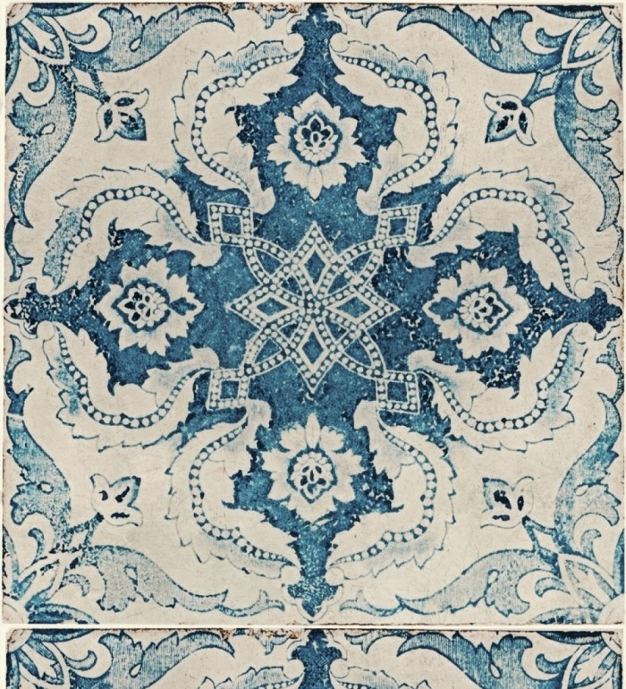 Papel pintado azulejos estilo portugués - Coimbra Mosaic 127951