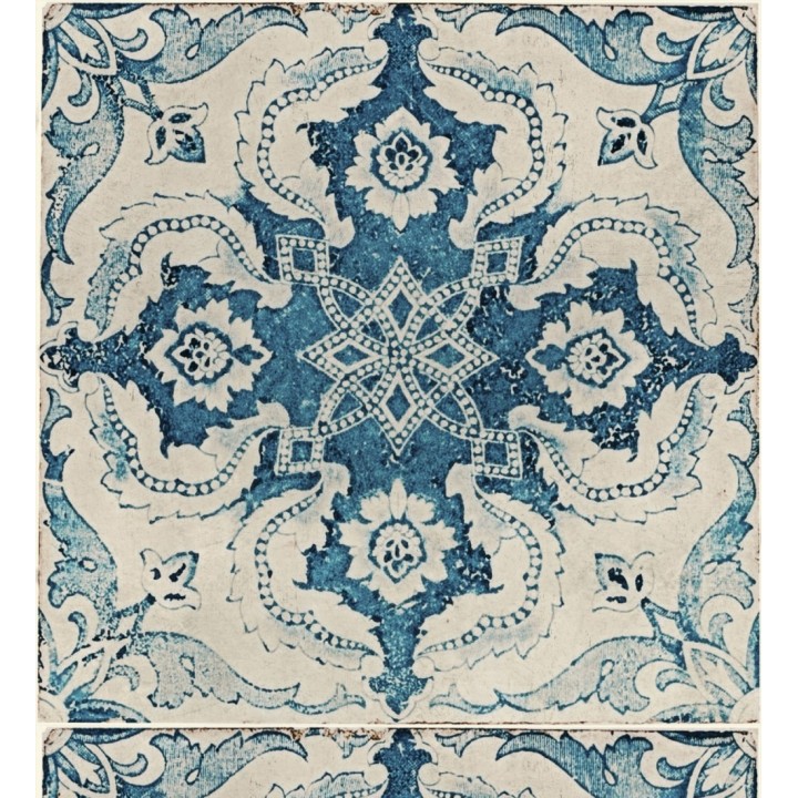 Papel pintado azulejos estilo portugués - Coimbra Mosaic 127951