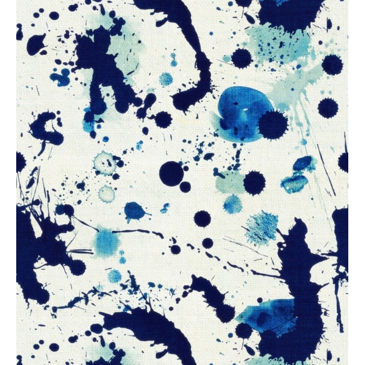 Papel pintado manchas abstractas azules - Blue Killer 127955