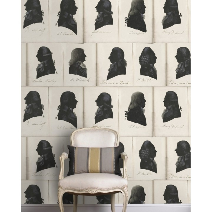 Papel pintado retratos músicos clásicos fondo claro - Kallan Portrait 127956