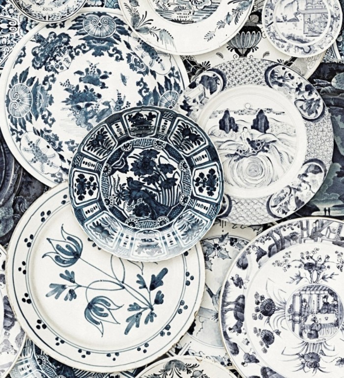 Papel pintado platos de porcelana  - Special Vesela 127959