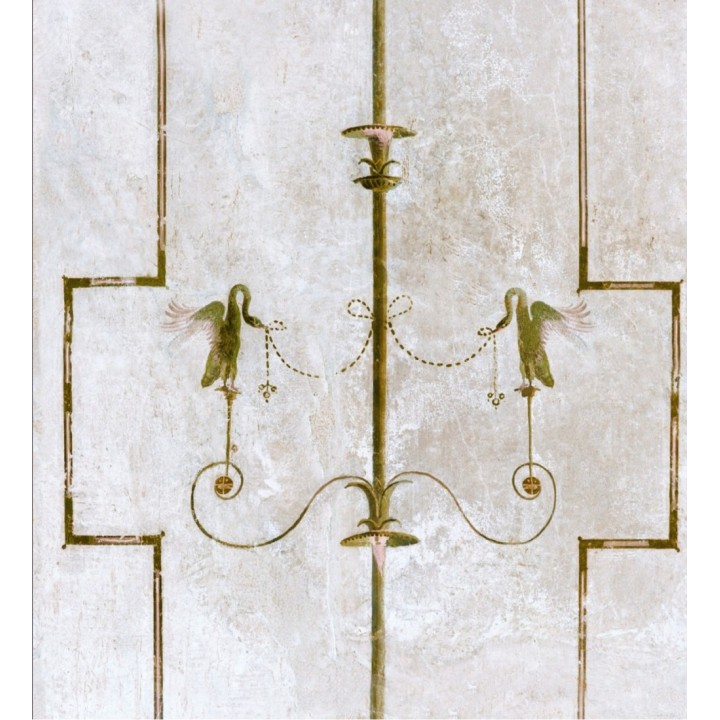 Papel pintado de candelabros fondo claro - Lyon Birds 127970