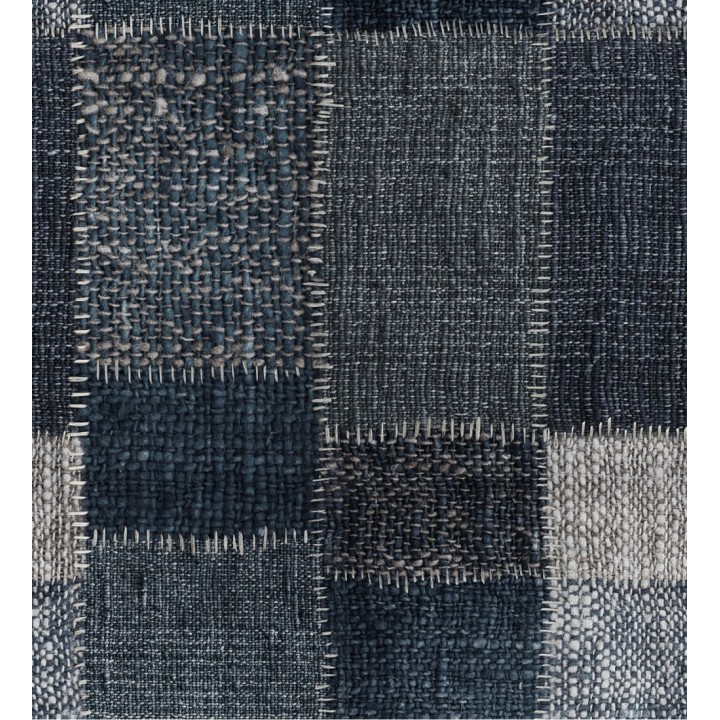 Papel pintado patchwork tonosgrises - Blugi 127978