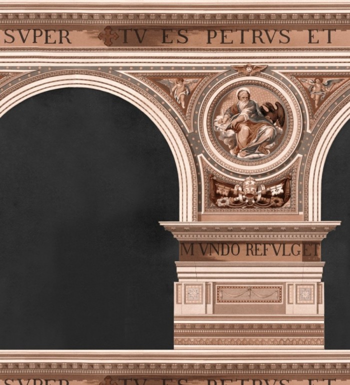 Papel pintado arcos de arquitectura clásica - Petrus 127992