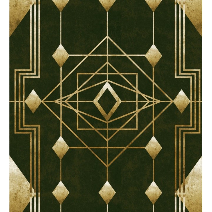 Papel pintado estructura ornamental art decó - Legatura 127996