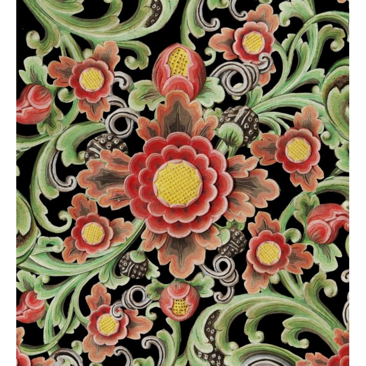 Papel pintado flores grandes colores vivos - Nicola Blossom 128022