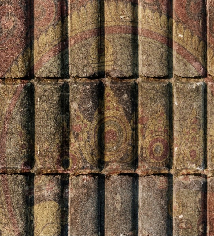 Papel pintado muro de piedras con dibujos artísticos - Zalau Street 128025