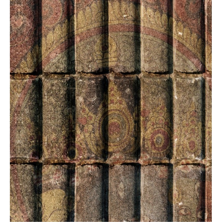 Papel pintado muro de piedras con dibujos artísticos - Zalau Street 128025