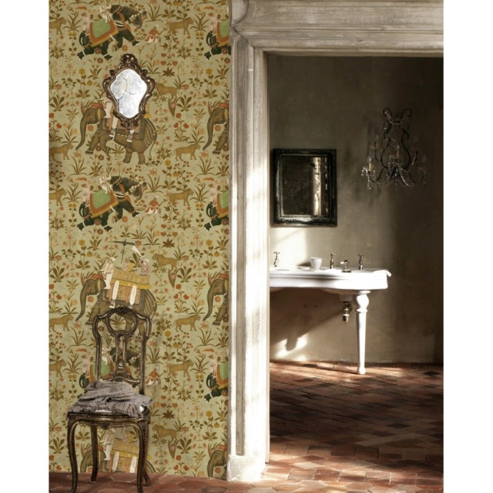 Papel pintado viaje por la India en elefantes - Rania Journey 128026