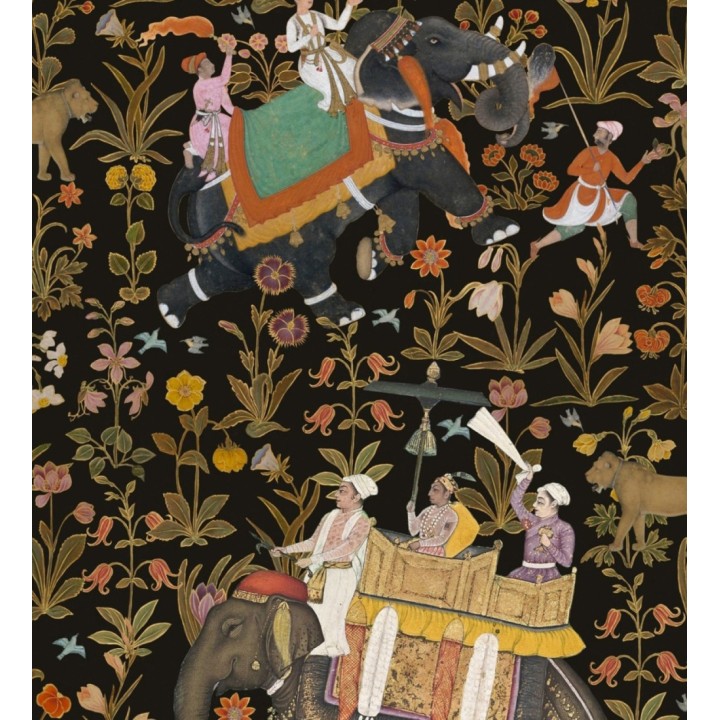 Papel pintado viaje por la India en elefantes - Rania Journey 128027