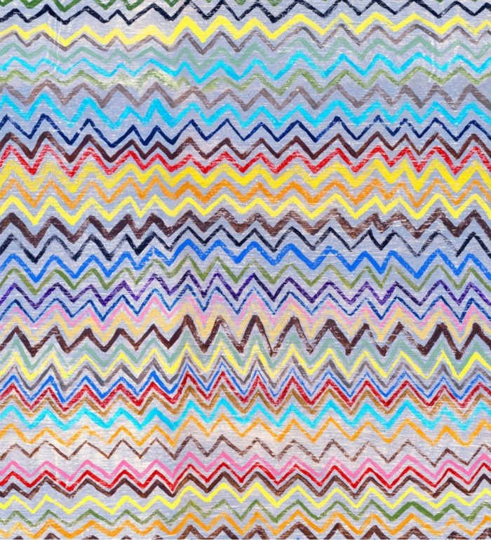 Papel pintado rayas zig zag de colores - Axel Pulse 128047