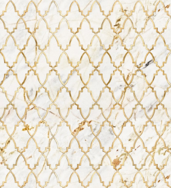 Papel pintado celosías elegantes estilo art decó - Viper Glam 128052