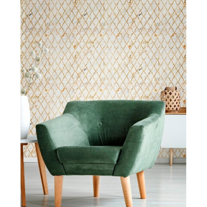 Papel pintado celosías elegantes estilo art decó - Viper Glam 128052