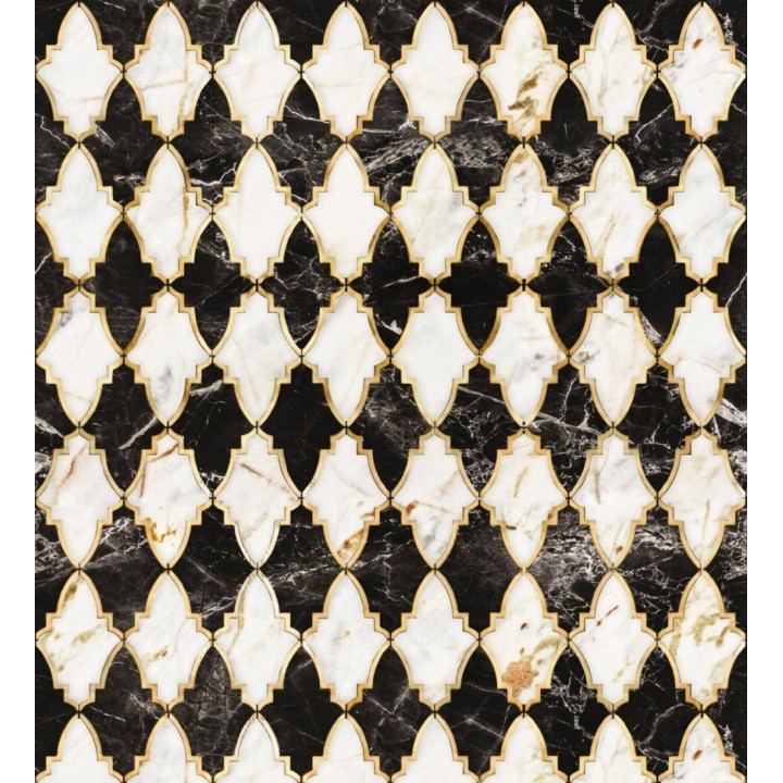 Papel pintado celosías elegantes estilo art decó - Viper Glam 128053