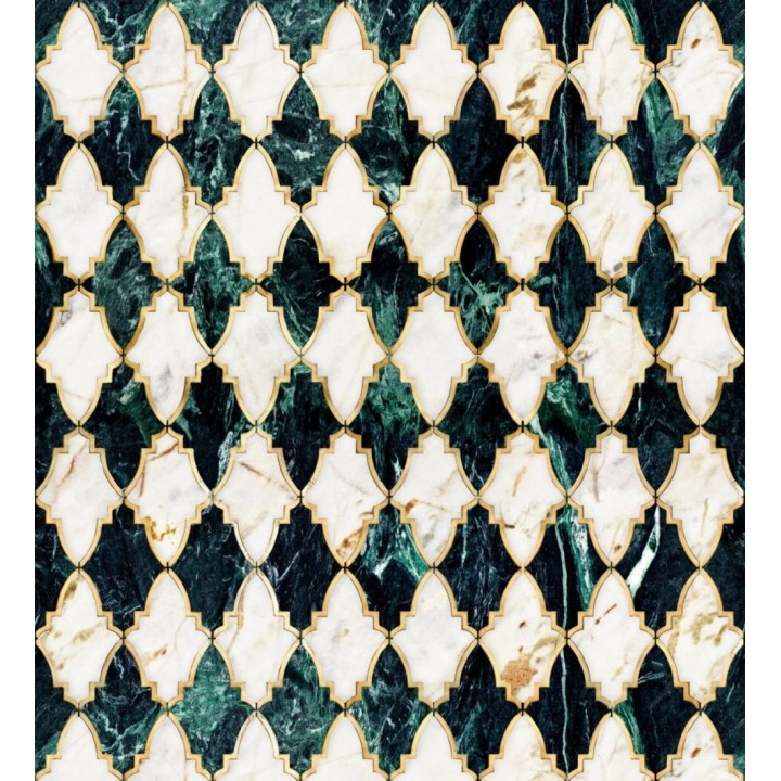 Papel pintado celosías elegantes estilo art decó - Viper Glam 128054