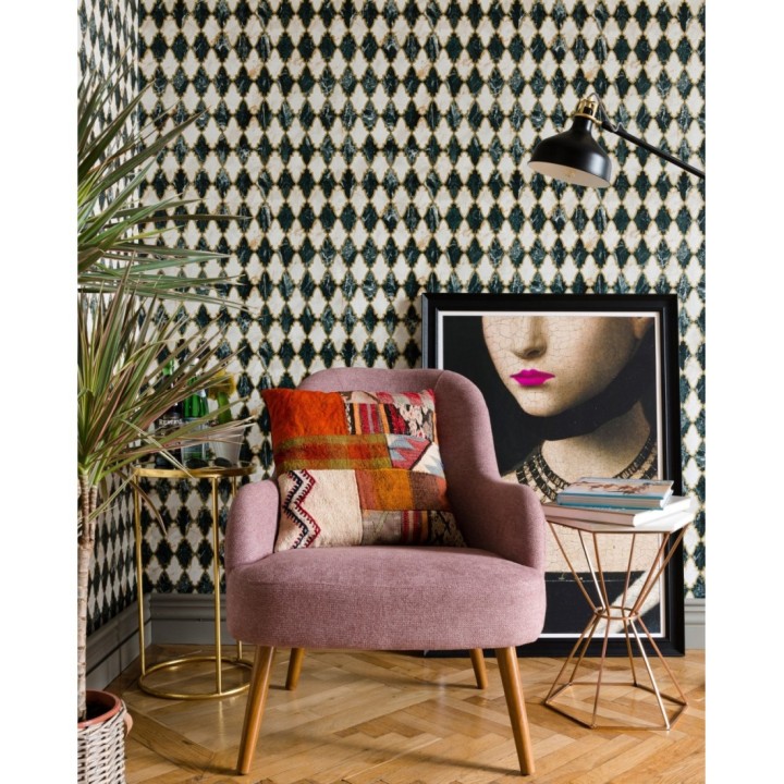 Papel pintado celosías elegantes estilo art decó - Viper Glam 128054