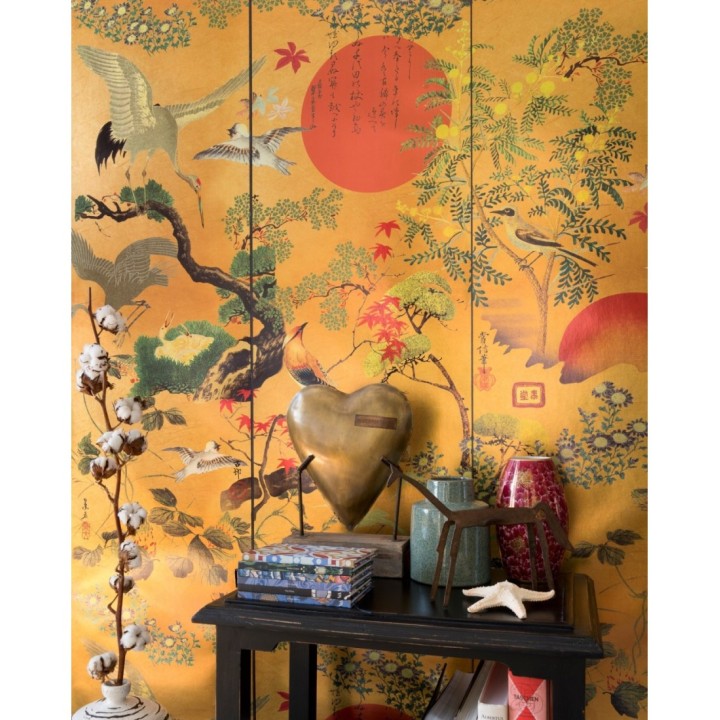 Papel pintado jardín oriental - Hiroko 128059