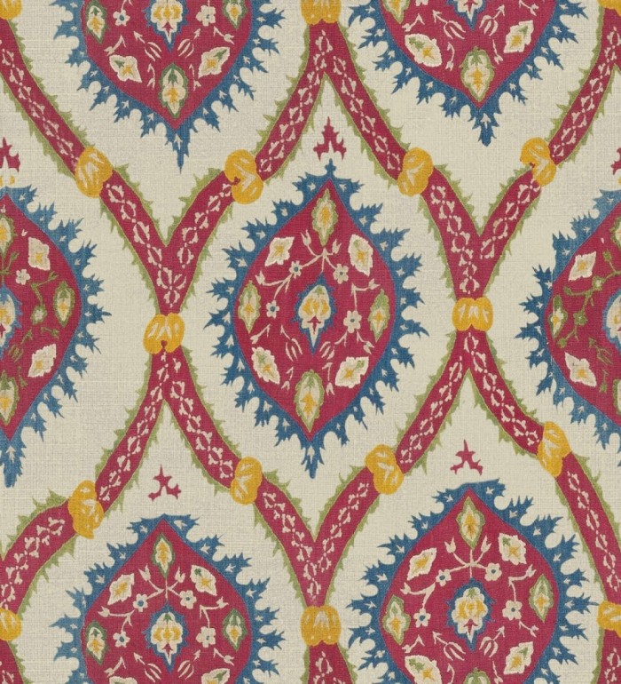 Papel pintado volutas orientales fondo claro - Lorelai 128071