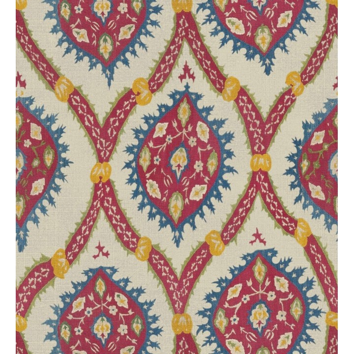 Papel pintado volutas orientales fondo claro - Lorelai 128071