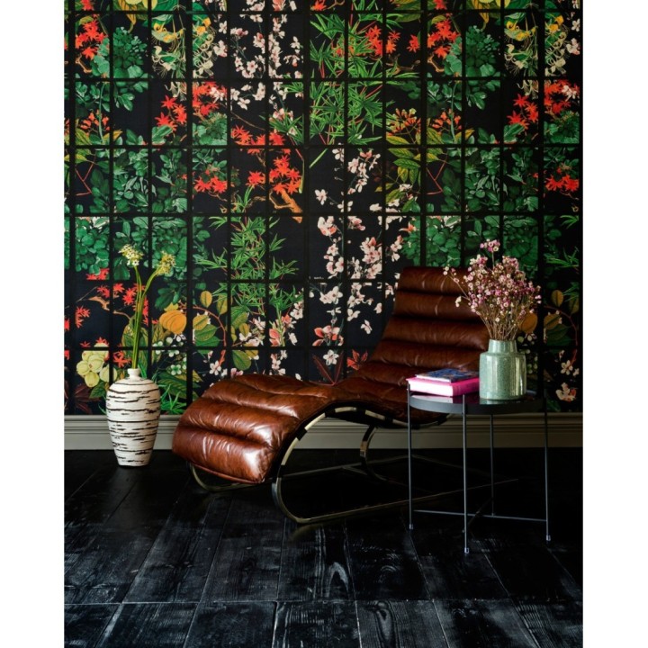 Papel pintado pantalla Shoji con vegetación - Tadashi Mado 128105