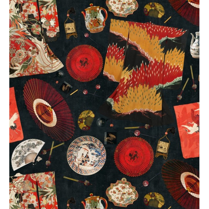 Papel pintado elementos culturales orientales - Wang Sky 128109