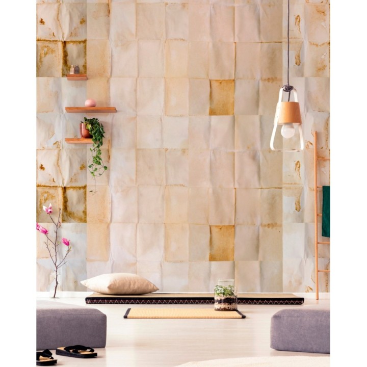 Papel pintado imitación pliego de papel arrugado - Neo Texture 128112