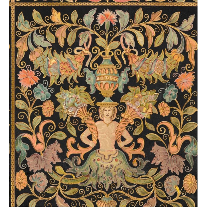 Papel pintado ornamental floral estilo clásico - Giardino di Bisanzio 128134