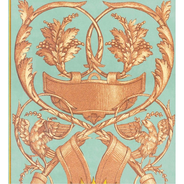 Papel pintado escudo heráldico fondo claro - Firenze 128137