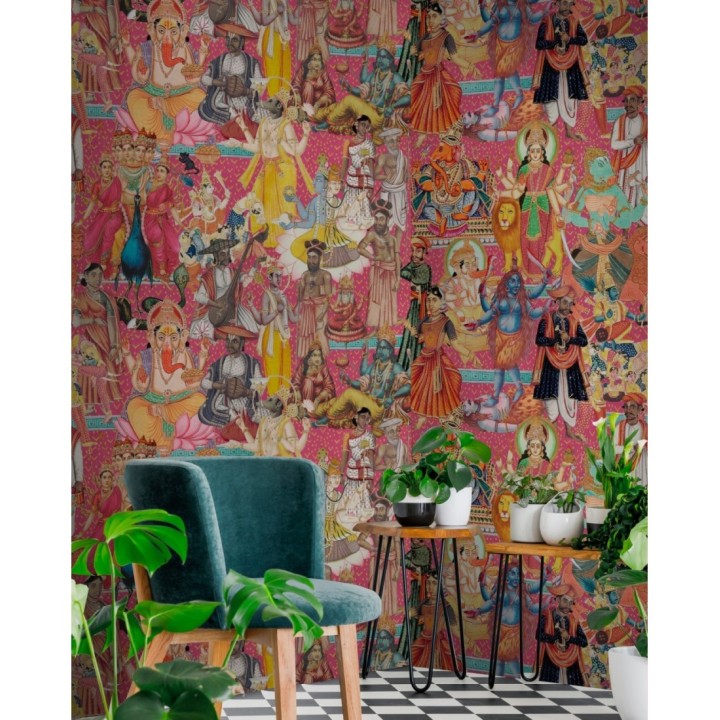 Papel pintado dioses hindúes - Vishnu Friends 128146