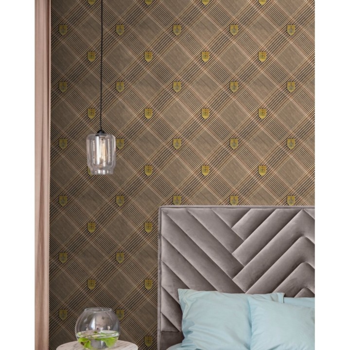 Papel pintado cuadros escoceses con escudos heráldicos - Breston Crest 128151