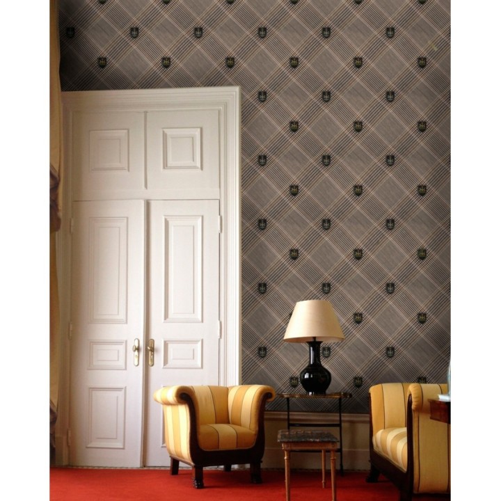 Papel pintado cuadros escoceses con escudos heráldicos - Breston Crest 128152