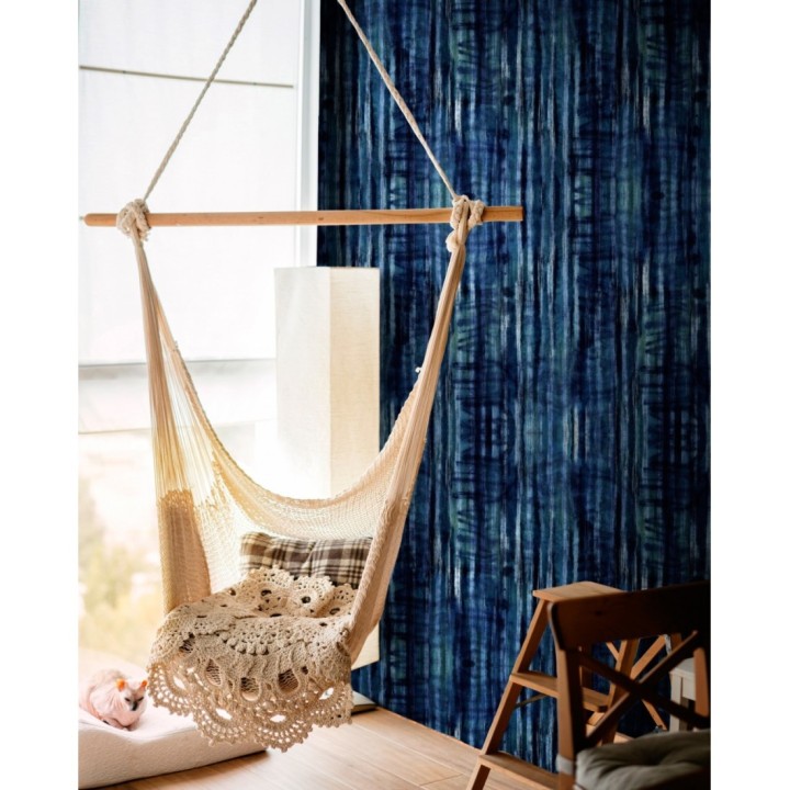 Papel pintado rayas difuminadas abstractas tonos azules - Matrix Fail 128157