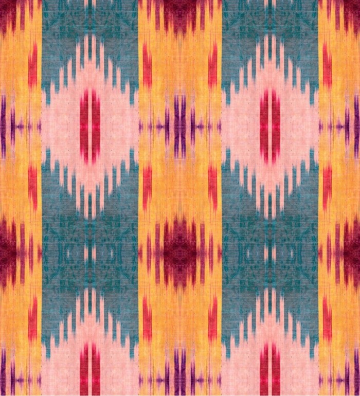 Papel pintado tapiz geométrico estilo boho - Ginny 128164