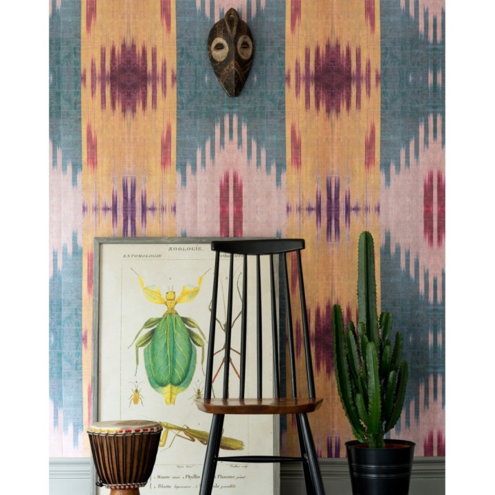 Papel pintado tapiz geométrico estilo boho - Ginny 128164