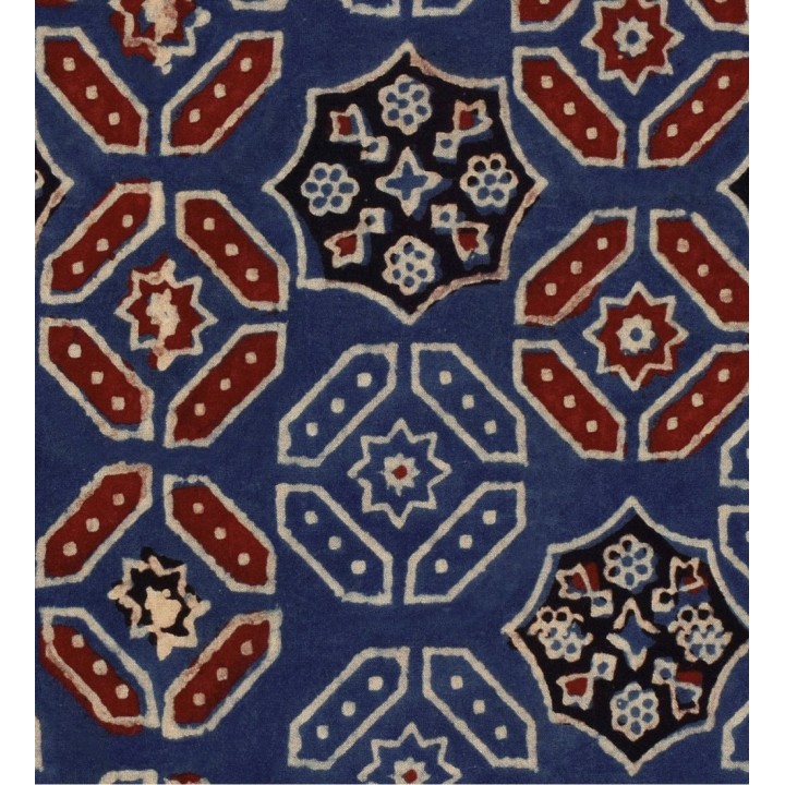 Papel pintado tapiz ornamental fondo azul - Saumur Palace 128175