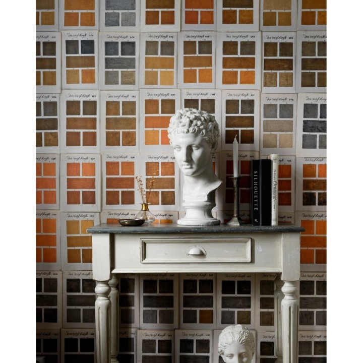 Papel pintado paleta de colores grises azuledos - Rear Window 128177