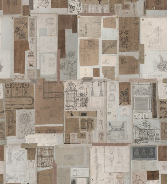 Papel pintado notas antiguas estilo vintage - Future Plans 128185