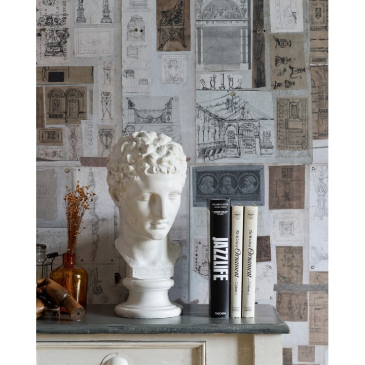 Papel pintado notas antiguas estilo vintage - Future Plans 128185