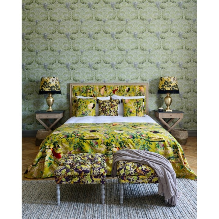 Papel pintado bosque cerrado dibujado con acuarelas - Great Forest 128193