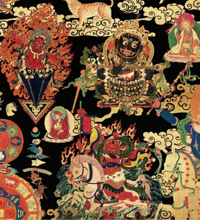 Papel pintado figuras religiosas estilo oriental - Mahakala Guardian 128194