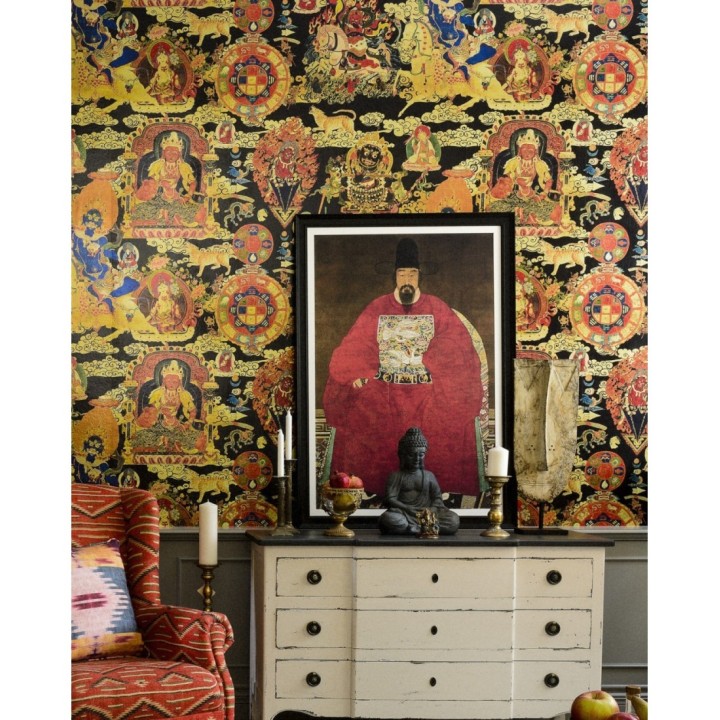 Papel pintado figuras religiosas estilo oriental - Mahakala Guardian 128194