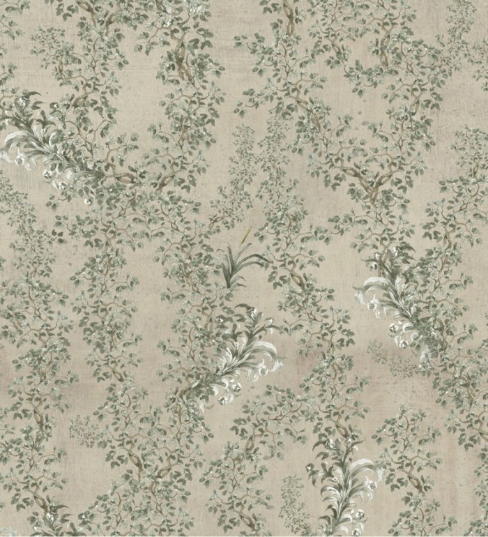 Papel pintado ramilletes de hojas pequeñas tonos claros - Leah Blossom 128203