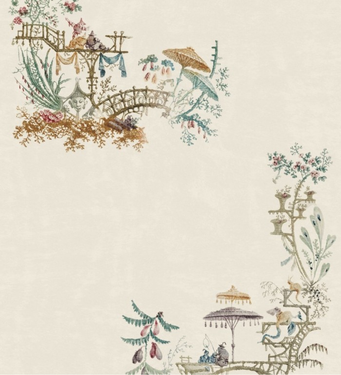 Papel pintado escena de jardín japonés - Afternoon In Xian 128208