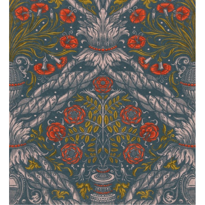 Papel pintado floral ornamental - Romanov Garden 128215