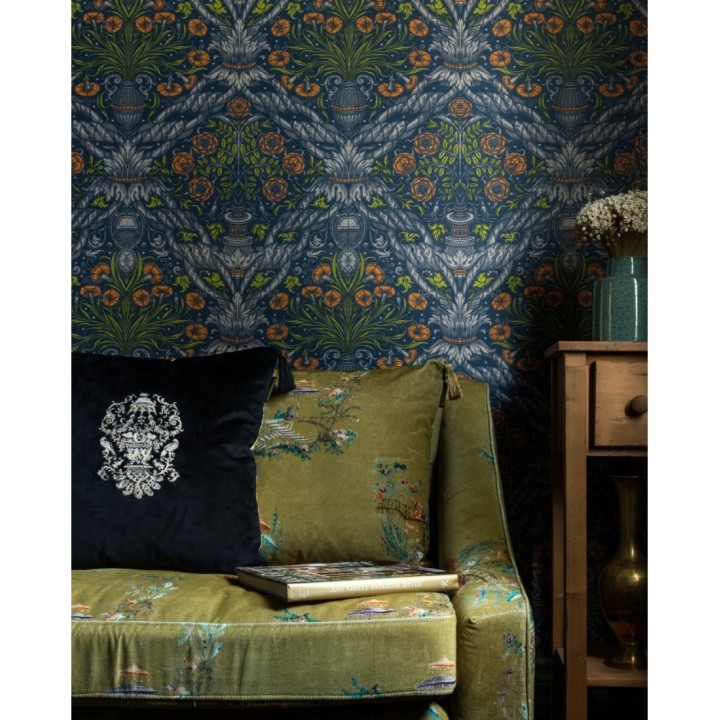 Papel pintado floral ornamental - Romanov Garden 128215