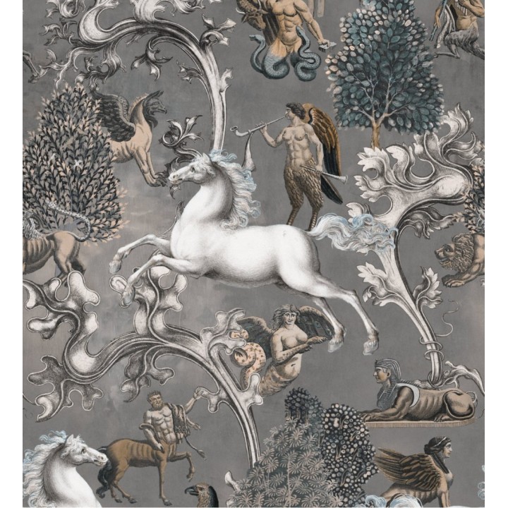 Papel pintado caballo mitológico estilo clásico - Pegasus Garden 128226