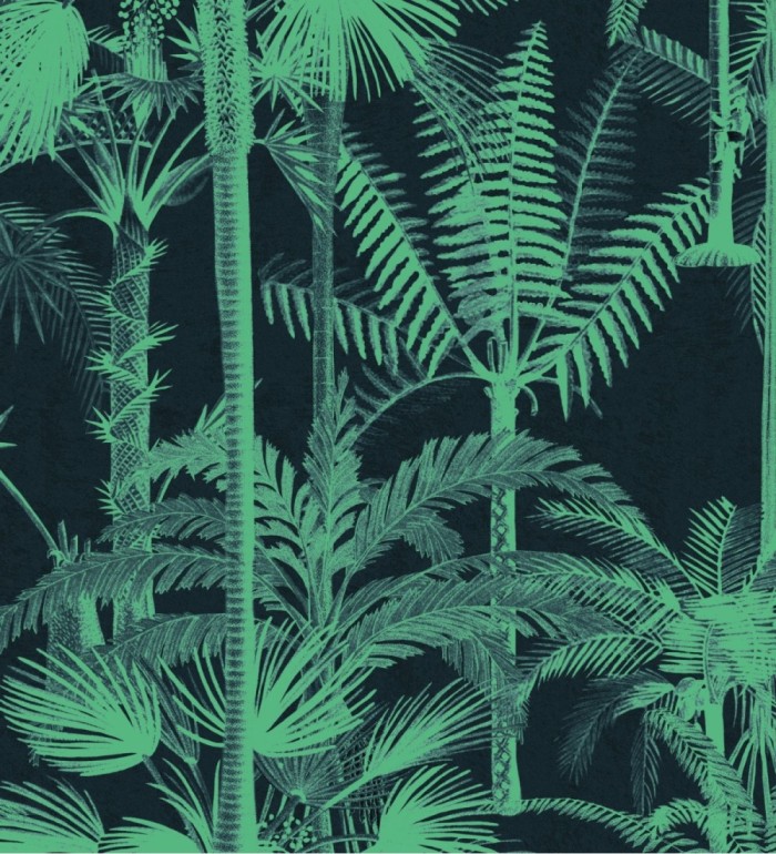 Papel pintado hojas de palmera en selva tropical - Palm Pride 128239