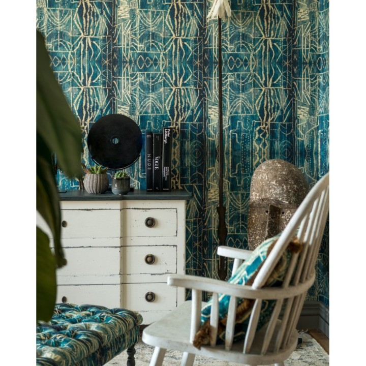 Papel pintado dibujos africanos - Zareb Room 128242