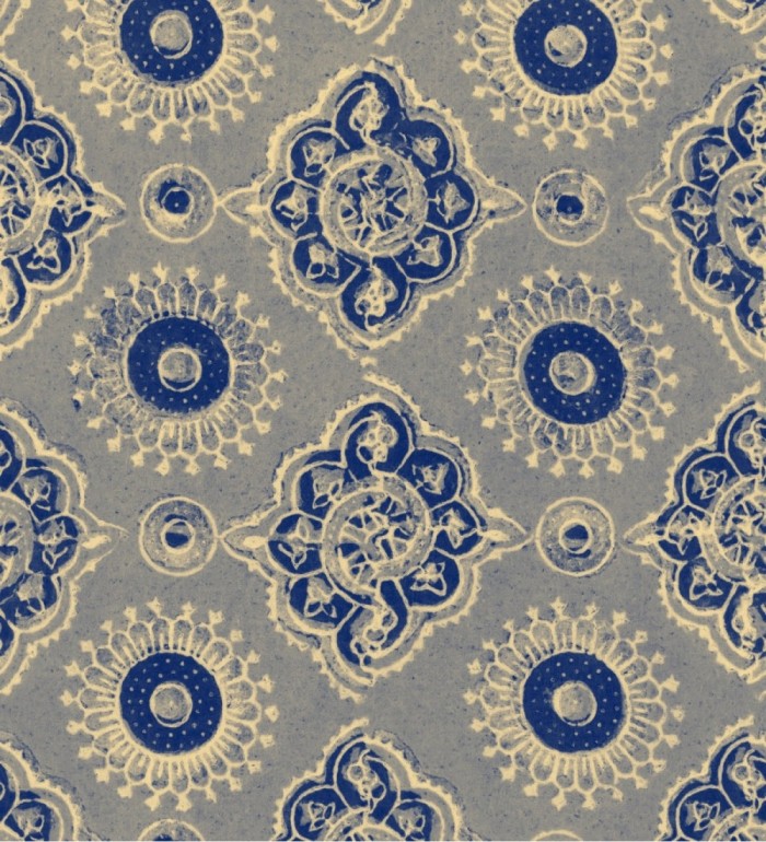 Papel pintado figuras geométricas ornamentales fondo gris - Poenari Castle 128244